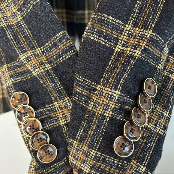 VERONICA BEARD Gia Plaid Wool Blend Dickey Blazer - Picture 7 of 9